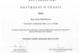 Certifikaty rok 2016
